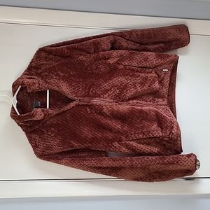 Eddie Bauer faux-fur zip jacket